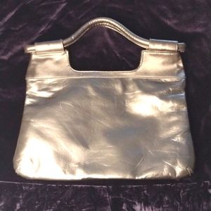 Metallic handbag